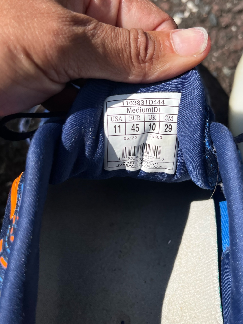 Brooks Men's Glycerin GTS Running Shoes - Navy & Orange - Picture 13 of 13